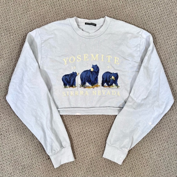 Brandy Melville Tops Brandy Melville Cropped Yosemite Top Poshmark